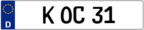 Truck License Plate